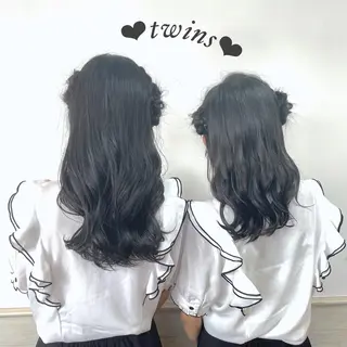 セミロング 💖透明感カラー💖 坂本万由子のヘアスタイル