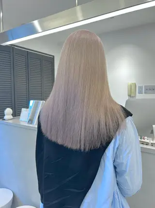 ロング カラー ハイトーン特化サロン 🍑momo🍑のヘアスタイル