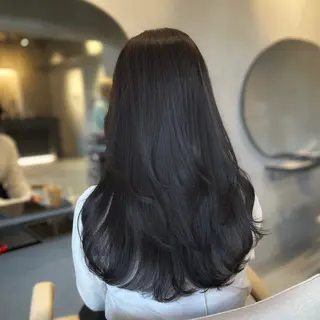 ロング カラー ANJU/本町美容室 /似合わせカラー🤎のヘアスタイル