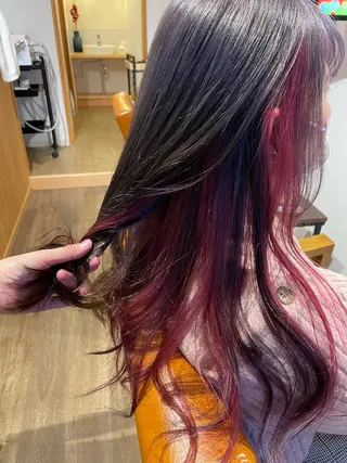 ロング カラー ラピスREIKA (女性限定)のヘアスタイル