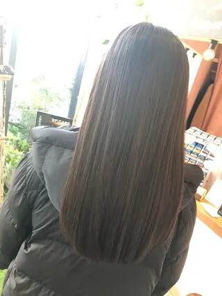ロング カラー 🧡艶髪・ゆるふわ style💛ミユのヘアスタイル