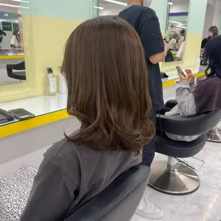 ロング カラー パーマ ヘアアレンジ メンズ キッズ ネイル マツエク・マツパ アイブロウ Lumo所属・💖横浜ブリーチなし 💖MIHOのヘアスタイル