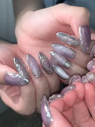 ネイル NES NAIL所属・さゆり￤推しキャラ ￤ロングネイル🩷のネイルデザイン