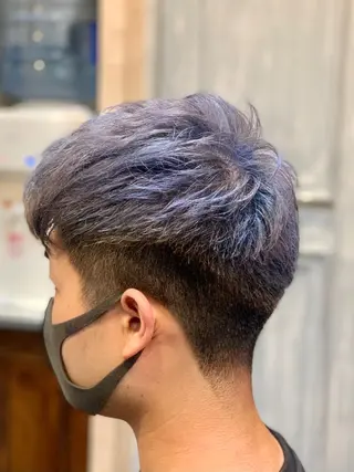 ショート カラー クバガワ シュンのヘアスタイル