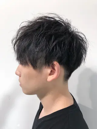 パーマ メンズ 森本裕/オーナー/ スパイラルパーマのヘアスタイル