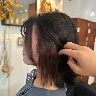 ミディアム カラー インナーカラー指名 No.1菊池柊真のヘアスタイル