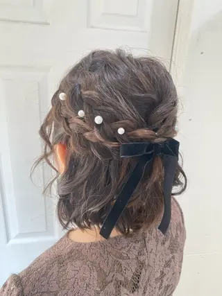 ヘアアレンジ uros.中目黒 moekaのヘアスタイル