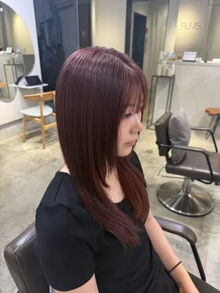 ロング カラー 🎀縮毛矯正／ パーマ🌀／りんのヘアスタイル