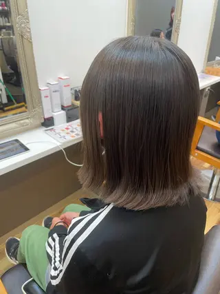 ミディアム 五十嵐 満梨奈のヘアスタイル