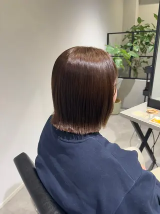 ミディアム 長尾ゆりの/ボブ/ ベージュ/ハイトーンのヘアスタイル