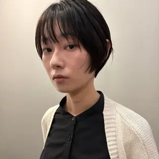 ショート ショート/ボブ/ パーマ/柏原良亮のヘアスタイル