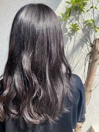 セミロング 猪股 華乃のヘアスタイル