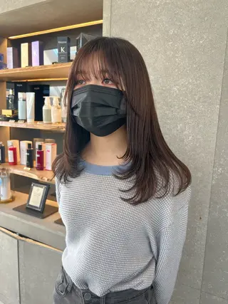 セミロング 髪質改善/ボブ/ ハイトーン❣️yuiのヘアスタイル