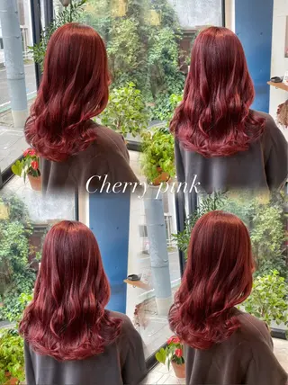 セミロング カラー 艶髪/艶カラー/縮毛 / タキダのヘアスタイル