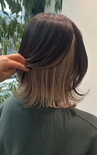 ミディアム カラー stair:case所属・💜艶髪カラー💜 🎶富川美希🎶のヘアスタイル