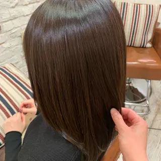 セミロング リピーター多数🌟 メンズ限定 松本理沙のヘアスタイル