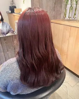 ロング カラー 三品 早妃のヘアスタイル