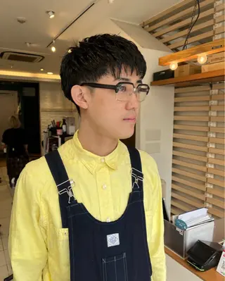 メンズ dao/ミルクティー /ブラウン/ブロンドのヘアスタイル