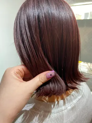 カラー Lamana所属・透明感カラー/ 加瀬たまものヘアスタイル