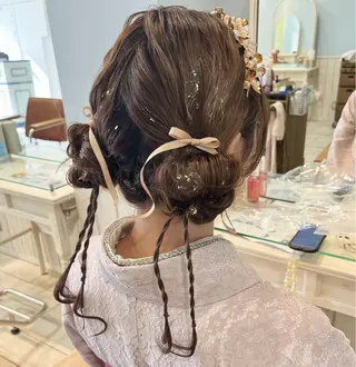 ヘアアレンジ 谷本 萌のヘアスタイル
