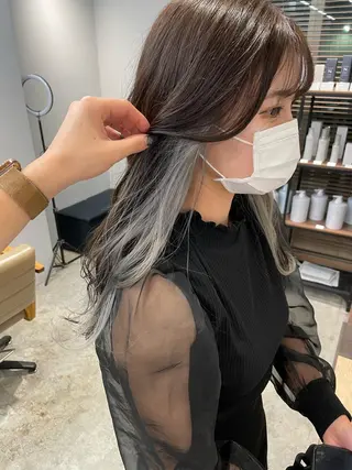 ロング ior北千住【イオール】所属・YU(ハイトーン/ ブリーチカラー)のヘアスタイル