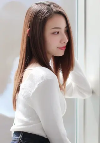 ロング カラー パーマ 💙美髪救世主💙 関華蓮のヘアスタイル