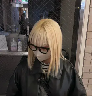 ミディアム カラー 🪐レイヤー/ボブ/ 艶髪/加野彩果🪐のヘアスタイル