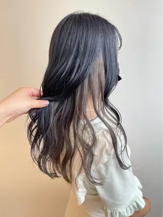 ロング カラー ヘアアレンジ ayumi🌈 インナーカラー🌈のヘアスタイル