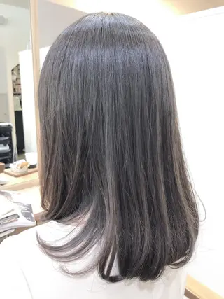 ミディアム パーマ 菊池 貢平のヘアスタイル