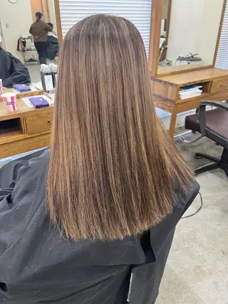 ロング 韓国風透明感カラー 💎YUI💎のヘアスタイル