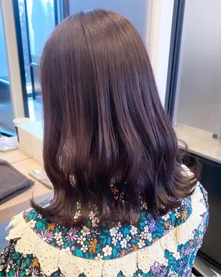 ミディアム カラー 💗ガーリーヘア🎀 saki💗のヘアスタイル