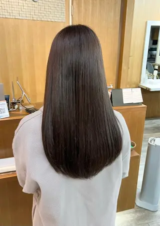 ロング カラー 透明感カラー/ イルミナカラーヒロキのヘアスタイル