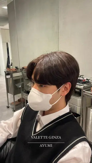 カラー メンズ 銀座/韓国ヘア🤍 レイヤーAYUMIのヘアスタイル