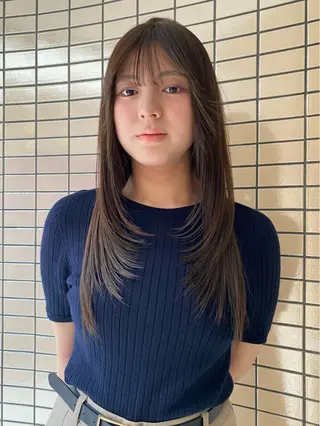 カラー honoka/ nelke🪷のヘアスタイル