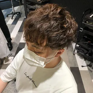 パーマ メンズ 貴方に似合うを見つけ ます🌱市川リョウカのヘアスタイル
