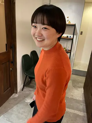 ショート 金井 美悠のヘアスタイル
