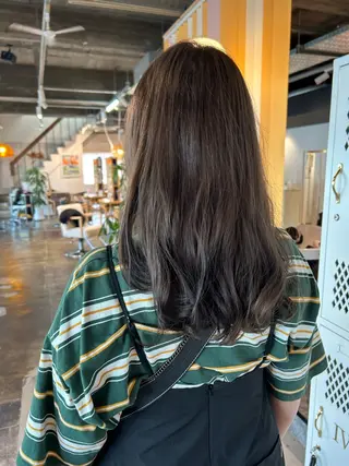 セミロング 透明感カラー 暖色shihoのヘアスタイル