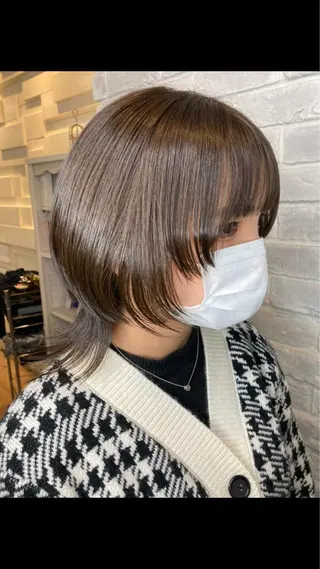 ミディアム macaron郡山 橋本洋志のヘアスタイル