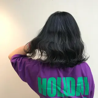 カラー ulu名古屋栄所属・落合しほ/韓国ヘア/ 髪質改善/縮毛矯正のヘアスタイル