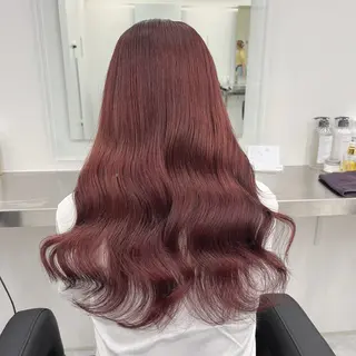 ロング カラー ヘアアレンジ Nanako 🎀 暖色girly🪽‪のヘアスタイル