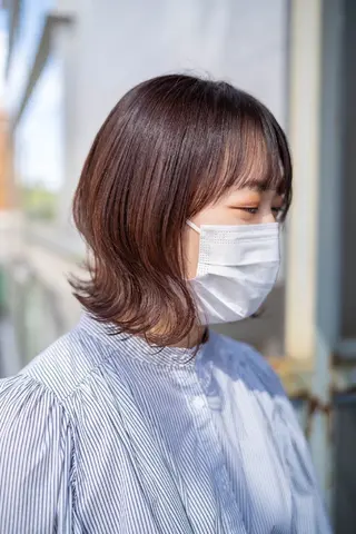 ミディアム カラー Lazo所属・Lazo/ 原弥和子のヘアスタイル