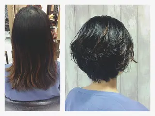 ショート ミディアム パーマ boutique misakiのヘアスタイル