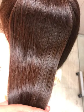 セミロング ブリーチ/髪質改善 NYNY大久保のヘアスタイル