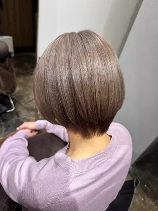 ショート 透明感カラー｡:* ナナカ🌦️のヘアスタイル