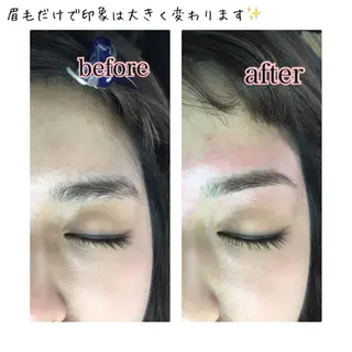 ショート ミディアム セミロング ロング カラー パーマ ヘアアレンジ ネイル マツエク・マツパ 眉毛サロン DUAL 恵比寿の眉毛・アイブロウイメージ