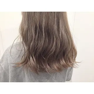 ロング カラー 透明感♡︎♡︎ 佐々木早苗のヘアスタイル