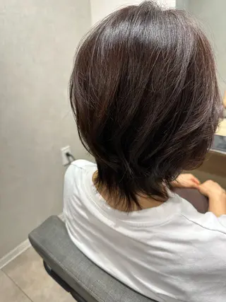 ミディアム 猫大好き❤️美容師 keiのヘアスタイル