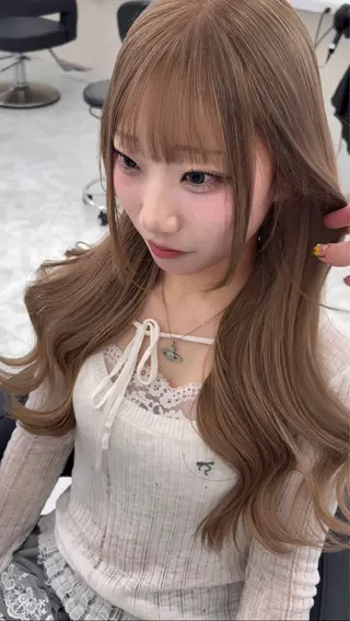 カラー 抜け感hair Mayu/ブリーチのヘアスタイル