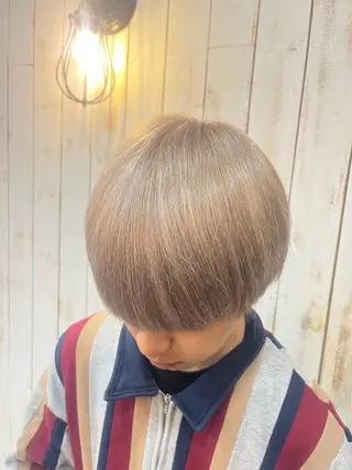 ショート カラー メンズ ROIS渋谷【ロイス】所属・高橋大樹/グレージュ /ベージュ/美髪のヘアスタイル