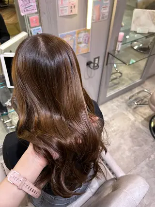 カラー 🤍ふんわりアイドル カラー🎀Rio🪽のヘアスタイル